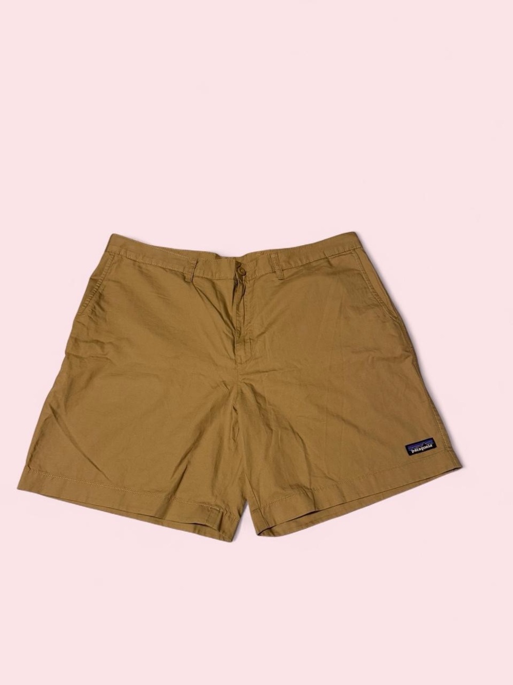 Patagonia Men's Tan Flat Front Shorts